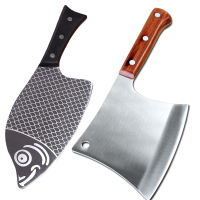 家用剁骨刀 加厚骨刀屠夫斩骨刀大骨头专用厨房大刀家用菜刀|2.2斤骨刀+菜刀