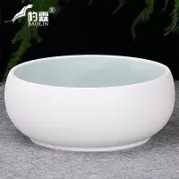 茶洗大号特大笔洗水盂水洗茶碗陶瓷功夫茶具配件茶道配家用茶盘|茶洗中号-雪花