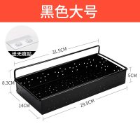 消毒柜筷子盒餐具勺子收纳盒304不锈钢筷筒筷笼篓家用厨房沥水架|筷篮:黑色大号