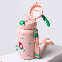 儿童保温杯子带吸管宝宝幼儿园女可爱小学生便携316不锈钢壶