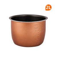 电压力锅内胆2l2.5l2.8l4l5l6l升不粘锅胆通用加厚双喷压煲内胆|2升双喷压力锅内胆+送胶圈