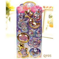 小清新立体3d闪亮烫金水晶摇动流沙冰激凌贴画礼品装饰素材粘贴纸|带香味摇摇乐YQ05