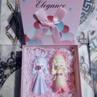 吹泡泡女孩树脂工艺品车载桌面装饰摆件手办公仔盲盒闺蜜生日礼物|13cm大号泡泡女孩随机两款-礼盒装