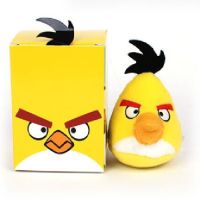 玩具愤怒的小鸟挂饰 疯狂小鸟毛绒公仔|黄鸟 10厘米以下