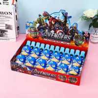 灯光音乐陀螺炫酷激光户外卡通男女孩儿童电动玩具批发价陀螺地摊|美国队长12只整盒装