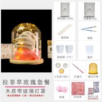 情侣手膜石膏diy手模型克隆粉闺蜜抖音3d手工制作材料自制纪念品|拉菲草暖灯套餐