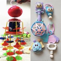 新生婴儿玩具上弦发条风铃电动吊铃 0到3个月宝宝旋转音乐床头铃|电动风铃[送电池+螺丝刀]+摇铃套装