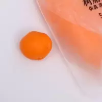 水晶树脂黏土超轻粘土500克免烤软陶泥手工花艺多肉透明100克食玩|橙色 500g