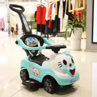 特卖用扭扭车大号双人四轮加大妞妞车小型儿童小孩拉绳溜溜车男。|KT猫菲尼绿+坐垫