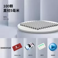 5mm魔力巴克球彩色磁力球星巴球磁铁球百变造型益智减压拼装玩|5mm银色100颗体验装真空包装