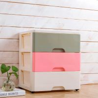 抽屉式塑料收纳柜子儿童玩具物品内衣收纳盒宝宝衣物储物箱储物柜|3层 33面密封铁塔有锁