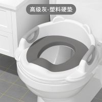 儿童垫脚蹬宝宝脚踩椅子凳子小板凳洗手台阶梯踩脚凳防滑加大号|马桶圈硬垫(高级灰)