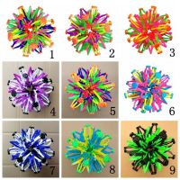 百变魔术伸缩球变大变小球开花球户外玩具手抛球男孩女孩玩具球