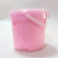 手工课300克超轻纸粘土桶装超级彩泥白色大包像皮泥无毒超轻黏土|浅粉