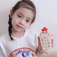 儿童小孩仿真可咬触屏手机电话玩具1早教益智女孩0-6到12月玩具3