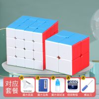 益智玩具魔方二阶三阶四阶五阶磁力亲子礼物解压开|实色2+4阶(难度升级) 赠(宝典视频底座秘籍螺丝刀.润滑油)
