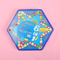 跳跳棋儿童益智亲子大号大人塑料80后跳棋玻璃球弹子飞行棋老式|六合一跳棋