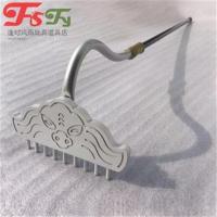 西游记猪八戒兵器弯头猪耙钉耙儿童节舞台表演道具木质猪耙子|黑杆 1米