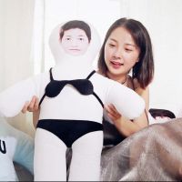 男朋友等身人形抱枕真人照片定制人型玩偶女友娃娃公仔520礼物|黑色比基尼 100CM