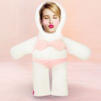 男朋友等身人形抱枕真人照片定制人型玩偶女友娃娃公仔520礼物|浅粉比基尼 155CM