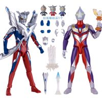 泰迦三重斯特利姆奥特曼手办超可动赛罗模型迪迦神光棒玩具|豪华迪迦+终极赛罗送扭蛋