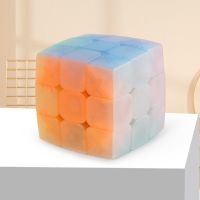 玩具批发三阶魔方初学者儿童益智智力幼儿园1到3岁4到6岁8到12岁|果冻 魔方3阶(5个装)