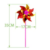 10个装玩具风车肚里转风车笑脸风车小花风车景区摆摊货源风车大全|小单花风车100个