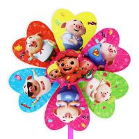 10个装玩具风车肚里转风车笑脸风车小花风车景区摆摊货源风车大全|免组装海草猪-10个