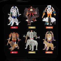 儿童益智动物变形金刚机器人玩具 狮子 大象 老虎 老鹰 花豹 熊猫|白虎+老鹰+熊猫+狮子+花豹+大象