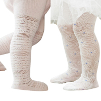 夏季女童宝宝连体袜子婴儿纯棉连裤袜大pp儿童打底裤薄款1-3-5岁