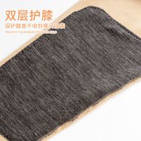 男士加绒打底裤双层护膝盖保暖裤加厚修身秋冬季防寒秋裤