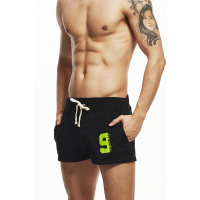 性感低腰运动短裤纯棉男士家居裤宽松版沙滩裤健身三分裤