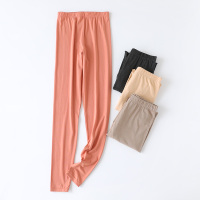 德绒薄款秋裤女保暖裤无痕打底裤加绒自发热内穿高腰收腹棉裤衬裤