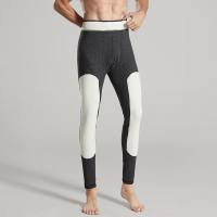 单件男士秋裤大码线裤修身衬裤加厚打底棉毛裤加绒护膝棉质保暖裤