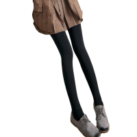 光腿袜神器女冬加绒加厚打底裤女春秋肤色黑色高腰紧身内搭保暖裤