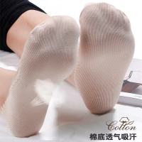 10双装脚底加棉防臭防滑丝袜耐磨防钩丝宽口短袜