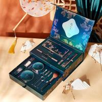 彩妆12件套 情投韵合彩妆套装十二件套同款眼影盘带眼影刷遮瑕气垫