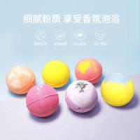 红色套装80*6 外贸爆炸干花浴盐球套盒沐浴球泡泡 泡澡球