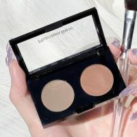 双影干枯玫瑰藕粉温柔哑光低饱和度灰粉风眼影