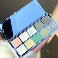 梦幻色彩十色低饱和黑蓝色哑光绿影珠光亮片