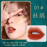 琉光花露花口红不易沾杯国风浮唇膏滋润防水显色丝绒