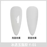 冰透色玉脂指甲油胶2022年新款流行果冻冰裸色套装美甲店