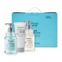 氨基酸粉樱洗护套装去屑洗发露温和滋润沐浴露柔顺护发素