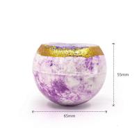 一盒四个装 家用浴缸泡澡球清洁润肤泡泡浴爆炸球香氛沐浴海盐晶体浴盐球