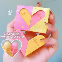 爱心双头润唇膏 卡泡维妮爱心双头润唇膏滋润补水保湿唇纹学生唇膏