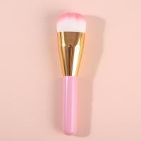 666刷#金杆 粉杆腮红刷 软毛粉嫩腮红刷桃心散粉刷化妆刷 出666