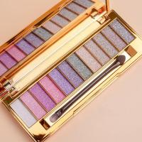直供眼影12色一闪到底眼影十二色钻石眼影主推