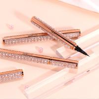 黑色 彩妆珍珠纤细持久眼线液笔 女初学者防水不晕染硬头眼线笔