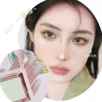 花漾幽香单色腮红小巧便携自然裸妆哑光元气少女提升气色腮绿