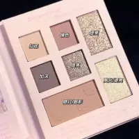 仲夏花园眼影哑光珠光亮片大地色七宫格眼影眼影